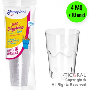 VASO DEGUSTACION CRISTAL 50 CC COPOBRAS (4 pack X 10 unid)